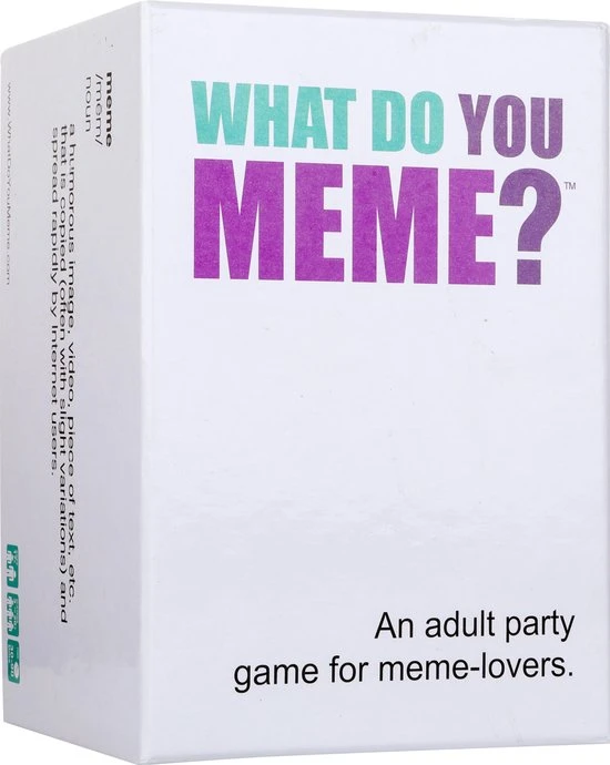 What Do You Meme - Kaartspel / Familiespel / Partyspel - Engelstalige Editie 1 What Do You Meme - Kaartspel / Familiespel / Partyspel - Engelstalige Editie