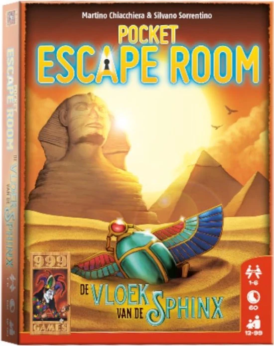 999 Games Pocket Escape Room: De Vloek Van De Sphinx Breinbreker 3 999 Games Pocket Escape Room: De Vloek Van De Sphinx Breinbreker - Afbeelding 3