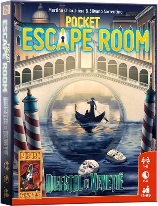 999 Games Pocket Escape Room: Diefstal In Veneti Breinbreker 7 999 Games Pocket Escape Room: Diefstal In Veneti Breinbreker - Afbeelding 7