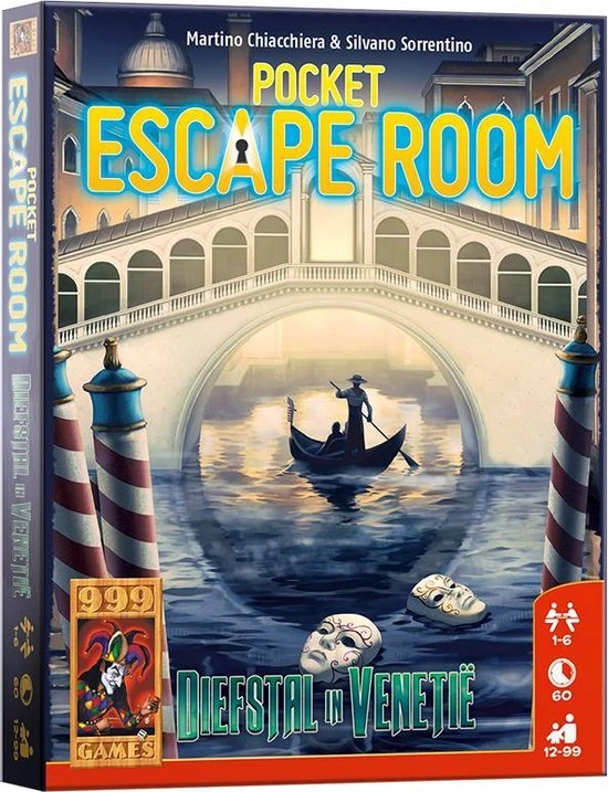 999 Games Pocket Escape Room: Diefstal In Veneti Breinbreker 6 999 Games Pocket Escape Room: Diefstal In Veneti Breinbreker - Afbeelding 6
