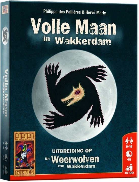 999 Games Weerwolven Van Wakkerdam:Volle Maan In Wakkerdam Uitbreiding Kaartspel 2 999 Games Weerwolven Van Wakkerdam:Volle Maan In Wakkerdam Uitbreiding Kaartspel - Afbeelding 2