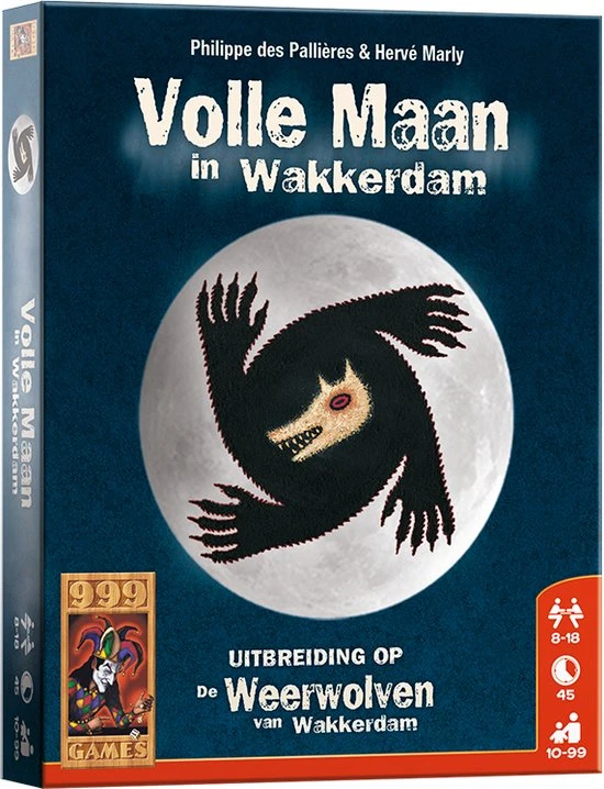 999 Games Weerwolven Van Wakkerdam:Volle Maan In Wakkerdam Uitbreiding Kaartspel 7 999 Games Weerwolven Van Wakkerdam:Volle Maan In Wakkerdam Uitbreiding Kaartspel - Afbeelding 7