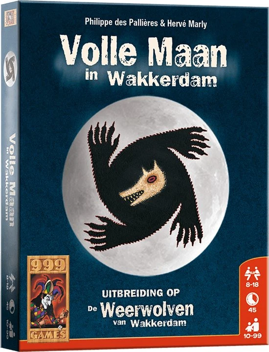 999 Games Weerwolven Van Wakkerdam:Volle Maan In Wakkerdam Uitbreiding Kaartspel 10 999 Games Weerwolven Van Wakkerdam:Volle Maan In Wakkerdam Uitbreiding Kaartspel - Afbeelding 10