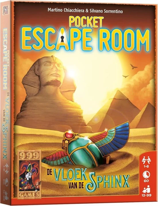 999 Games Pocket Escape Room: De Vloek Van De Sphinx Breinbreker 1 999 Games Pocket Escape Room: De Vloek Van De Sphinx Breinbreker