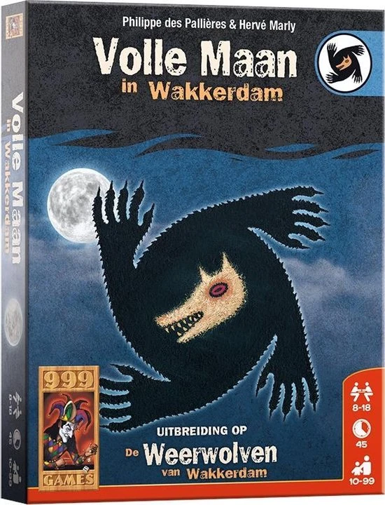 999 Games Weerwolven Van Wakkerdam:Volle Maan In Wakkerdam Uitbreiding Kaartspel 1 999 Games Weerwolven Van Wakkerdam:Volle Maan In Wakkerdam Uitbreiding Kaartspel