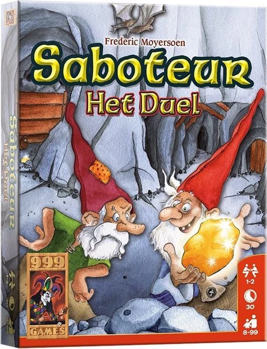 999 Games Saboteur: Het Duel Kaartspel 1 999 Games Saboteur: Het Duel Kaartspel