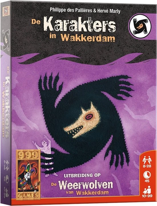 999 Games De Weerwolven Van Wakkerdam: Karakters Uitbreiding Kaartspel 1 999 Games De Weerwolven Van Wakkerdam: Karakters Uitbreiding Kaartspel