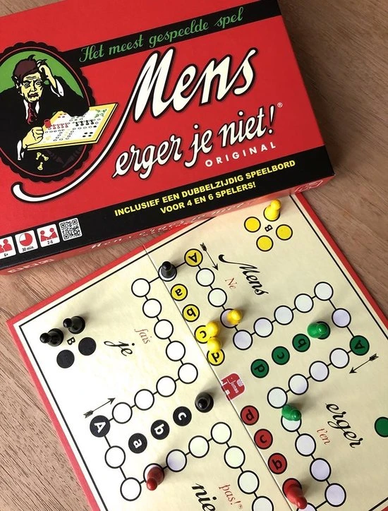 Jumbo Mens Erger Je Niet! - Bordspel 11 Jumbo Mens Erger Je Niet! - Bordspel - Afbeelding 11