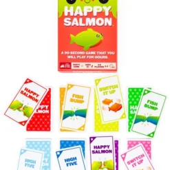 Exploding Kittens Happy Salmon - Engelstalig Kaartspel -Spellen-voor-volwassenen Verkoop 550x732 2