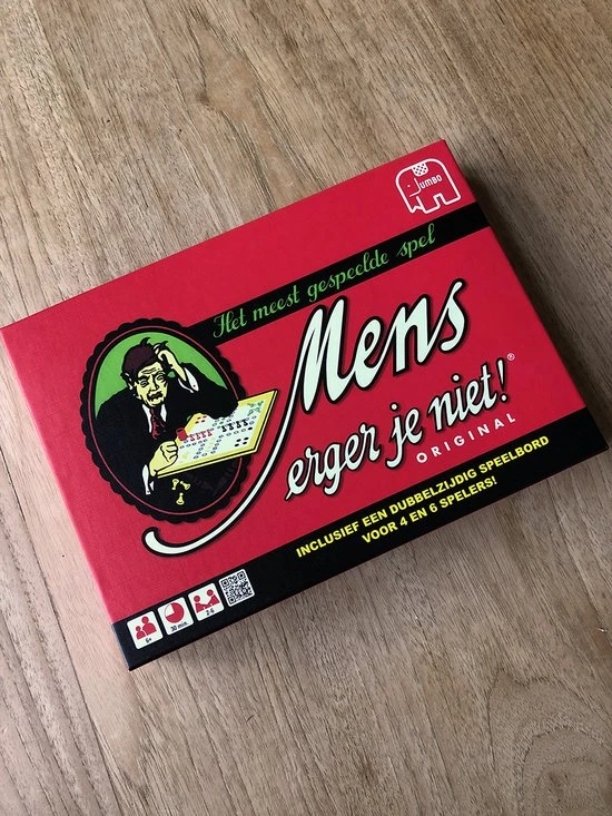Jumbo Mens Erger Je Niet! - Bordspel 12 Jumbo Mens Erger Je Niet! - Bordspel - Afbeelding 12