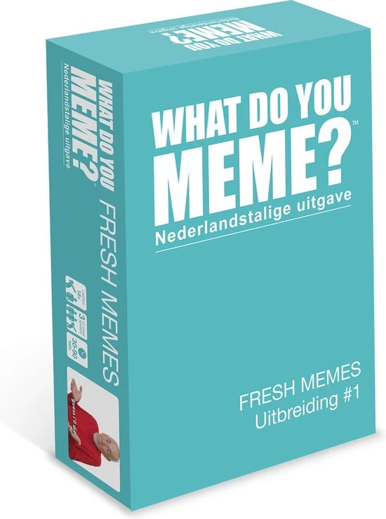 Megableu What Do You Meme Uitbreidingsset - Kaartspel - Spelletjes Voor Volwassenen - Fresh Memes 1 Megableu What Do You Meme Uitbreidingsset - Kaartspel - Spelletjes Voor Volwassenen - Fresh Memes