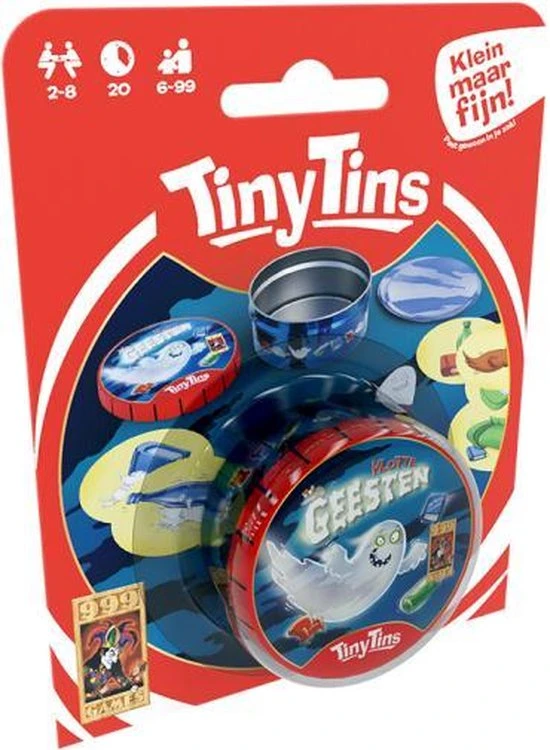 999 Games Tiny Tins: Vlotte Geesten (los) Kaartspel 5 999 Games Tiny Tins: Vlotte Geesten (los) Kaartspel - Afbeelding 5