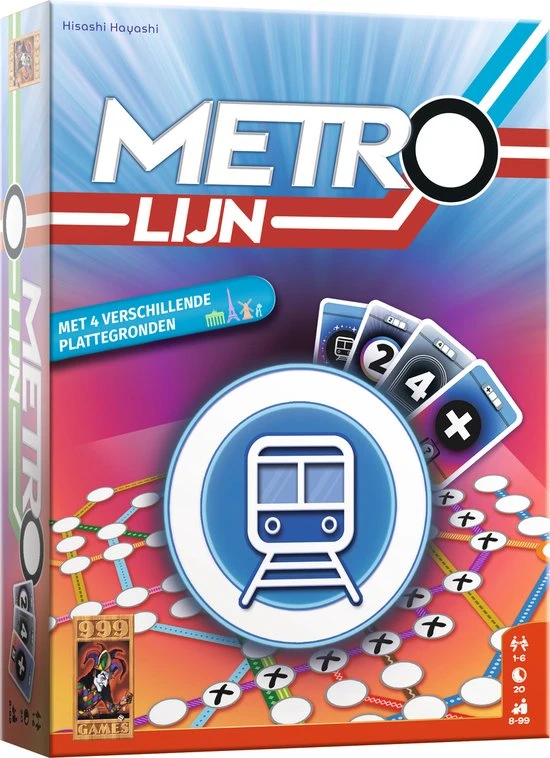 999 Games Metrolijn Kaartspel 7 999 Games Metrolijn Kaartspel - Afbeelding 7