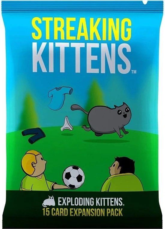 Exploding Kittens Streaking Kittens Uitbreiding - Engelstalig Kaartspel 1 Exploding Kittens Streaking Kittens Uitbreiding - Engelstalig Kaartspel