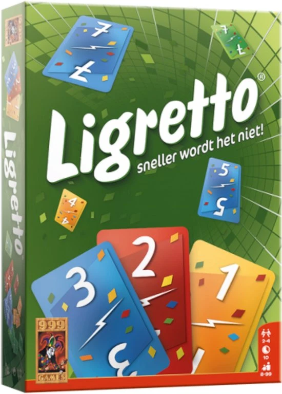999 Games Ligretto Groen Kaartspel 6 999 Games Ligretto Groen Kaartspel - Afbeelding 6