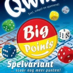 White Goblin Games Qwixx Big Points - Dobbelspel - Uitbreiding - 2 Scorebloks Met 80 Scorebladen