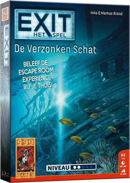 999 Games EXIT - De Verzonken Schat Breinbreker 3 999 Games EXIT - De Verzonken Schat Breinbreker - Afbeelding 3