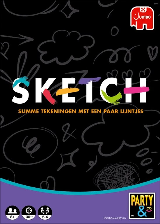 Jumbo Party & Co Sketch - Partyspel - Bordspel 1 Jumbo Party & Co Sketch - Partyspel - Bordspel