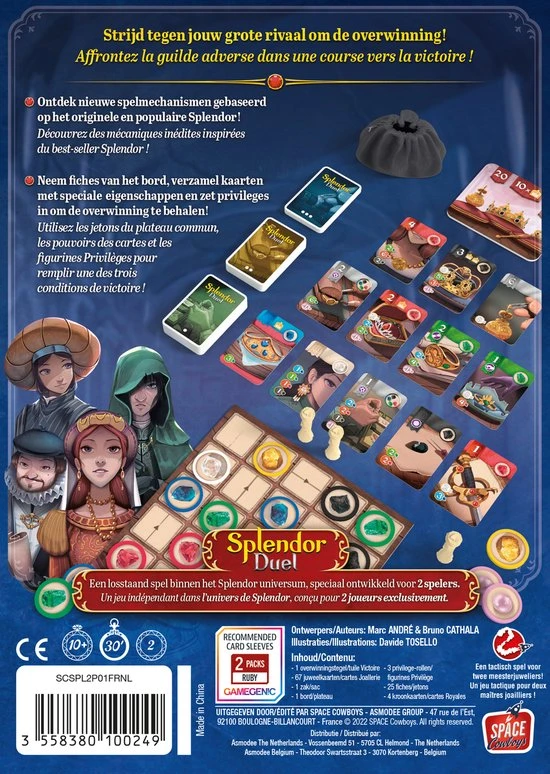 Space Cowboys Splendor Duel - Bordspel (NL/FR) 2 Space Cowboys Splendor Duel - Bordspel (NL/FR) - Afbeelding 2
