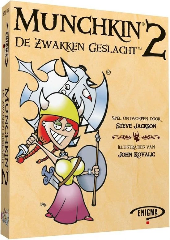 Steve Jackson Games Munchkin 2 De Zwakken Geslacht - Uitbreiding - Kaartspel 3 Steve Jackson Games Munchkin 2 De Zwakken Geslacht - Uitbreiding - Kaartspel - Afbeelding 3