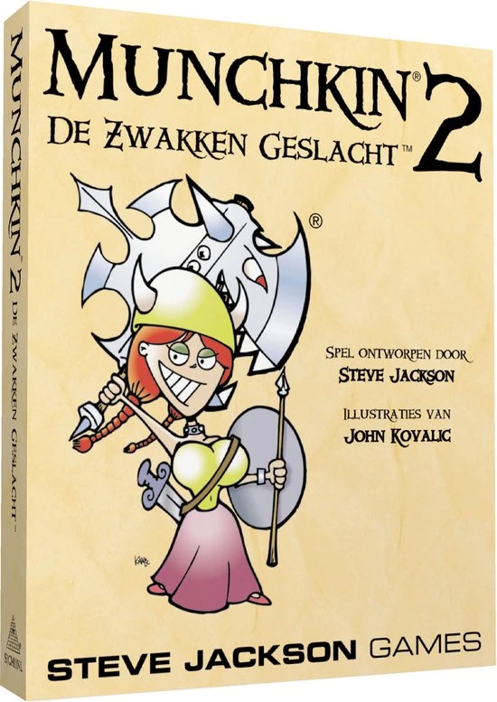 Steve Jackson Games Munchkin 2 De Zwakken Geslacht - Uitbreiding - Kaartspel 4 Steve Jackson Games Munchkin 2 De Zwakken Geslacht - Uitbreiding - Kaartspel - Afbeelding 4