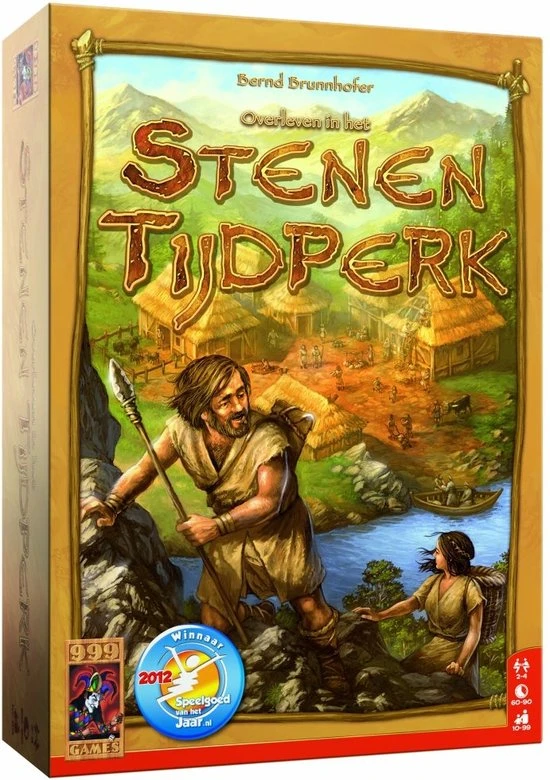 999 Games Stenen Tijdperk Bordspel 3 999 Games Stenen Tijdperk Bordspel - Afbeelding 3