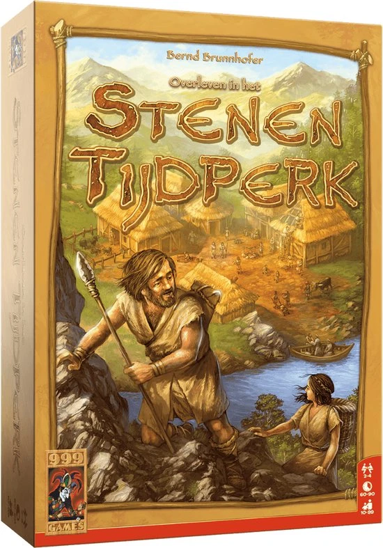 999 Games Stenen Tijdperk Bordspel 4 999 Games Stenen Tijdperk Bordspel - Afbeelding 4