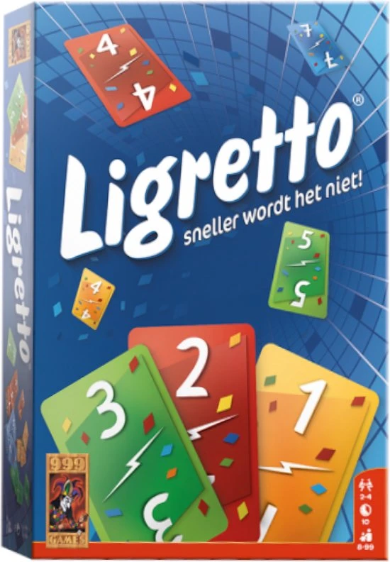 999 Games Ligretto Blauw Kaartspel 9 999 Games Ligretto Blauw Kaartspel - Afbeelding 9