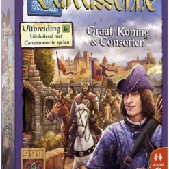 999 Games Carcassonne: Graaf, Koning En Consorten Uitbreiding Bordspel -Spellen-voor-volwassenen Verkoop 550x805 3