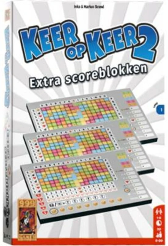999 Games Scoreblokken Keer Op Keer 2 Drie Stuks Level 1 Dobbelspel 2 999 Games Scoreblokken Keer Op Keer 2 Drie Stuks Level 1 Dobbelspel - Afbeelding 2