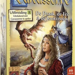999 Games Carcassonne: De Draak, De Fee En De Jonkvrouw Uitbreiding Bordspel -Spellen-voor-volwassenen Verkoop 550x808 4