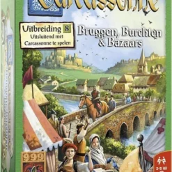 999 Games Carcassonne: Bruggen, Burchten En Bazaars Uitbreiding Bordspel -Spellen-voor-volwassenen Verkoop 550x808 8