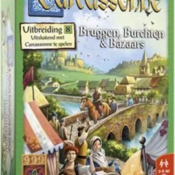 999 Games Carcassonne: Bruggen, Burchten En Bazaars Uitbreiding Bordspel -Spellen-voor-volwassenen Verkoop 550x809 3