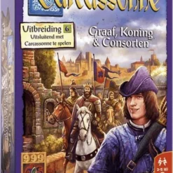 999 Games Carcassonne: Graaf, Koning En Consorten Uitbreiding Bordspel -Spellen-voor-volwassenen Verkoop 550x809 6