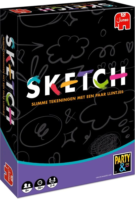 Jumbo Party & Co Sketch - Partyspel - Bordspel 11 Jumbo Party & Co Sketch - Partyspel - Bordspel - Afbeelding 11
