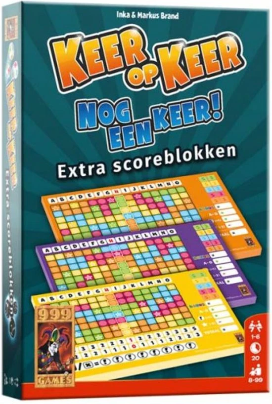 999 Games Scoreblokken Keer Op Keer - Level 2, 3 En 4 Dobbelspel 7 999 Games Scoreblokken Keer Op Keer - Level 2, 3 En 4 Dobbelspel - Afbeelding 7