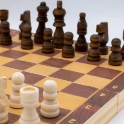 Sonnon Schaakset | Schaakbord | Schaakspel | Schaakset Met Schaakstukken | Hout | Gratis E-book -Spellen-voor-volwassenen Verkoop 550x824 3