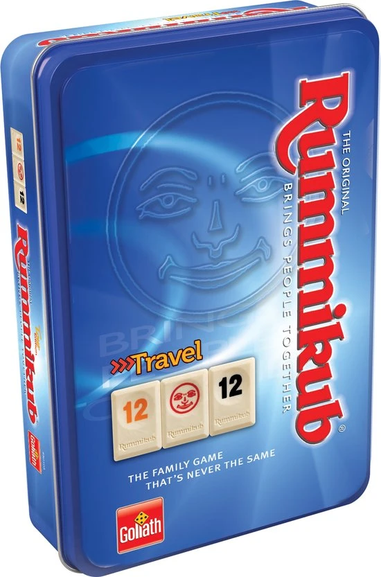 Goliath Rummikub Travel Tin - Reisspel - Gezelschapsspel 9 Goliath Rummikub Travel Tin - Reisspel - Gezelschapsspel - Afbeelding 9
